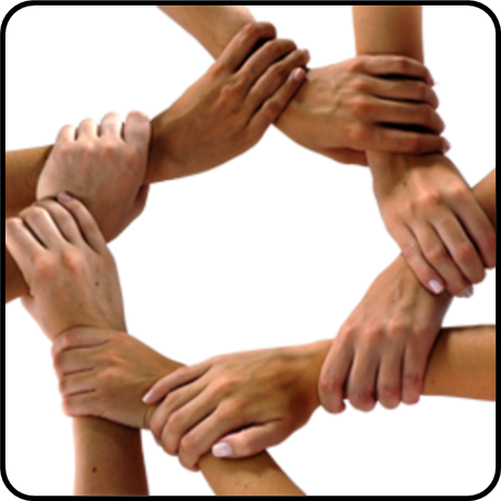 Join Hands (460x460), Png Download