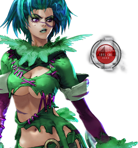 Girl, Soulcalibur, Female Warrior, Девушка, Женщина - Soul Calibur 3 Tira Art (561x600), Png Download