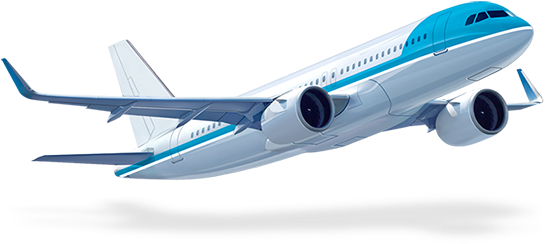 Flight Booking - Airline Ticket (550x269), Png Download