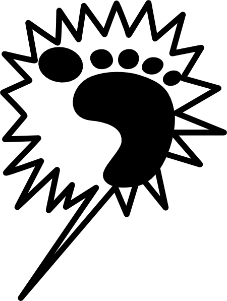 Big Kick Clip Art - Kicking Cancer / Kicked Cancer Necklace - 18" Chain (450x597), Png Download