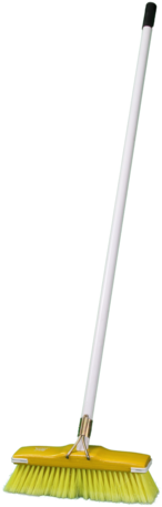 Academy Household Broom Colour Bristles Plastic Handle - Brooms Plastic Png (320x480), Png Download