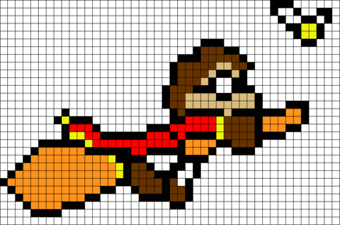 Golden Snitch Pixel Art (480x317), Png Download