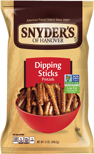 Our Dipping Sticks Offer A Classic Taste And A Shape - Snyder's Of Hanover Pretzel (350x500), Png Download