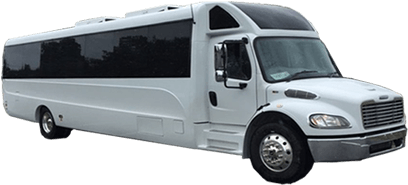 Standard Shuttle Charter Bus Exterior - Bus (500x250), Png Download