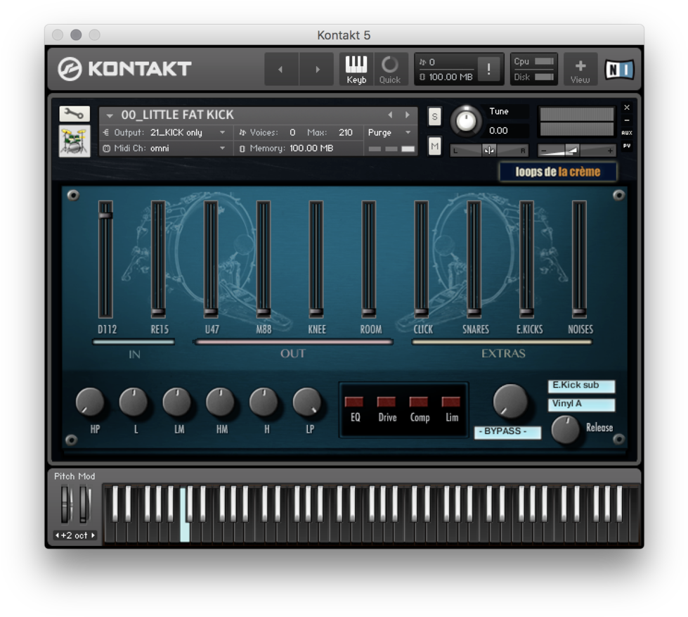 Little Fat Kick Gui Full - Native Instruments (1000x892), Png Download