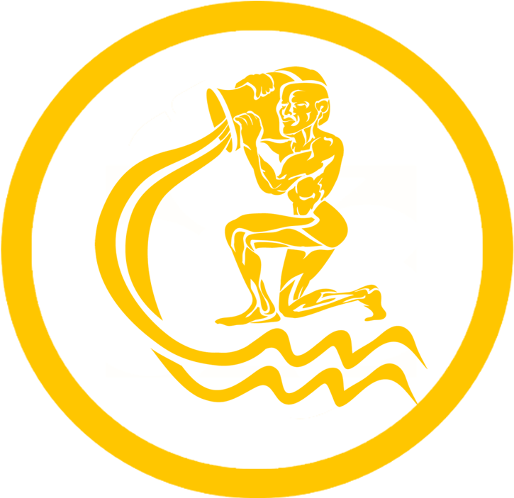 Aquarius Zodiac Sign (1181x702), Png Download