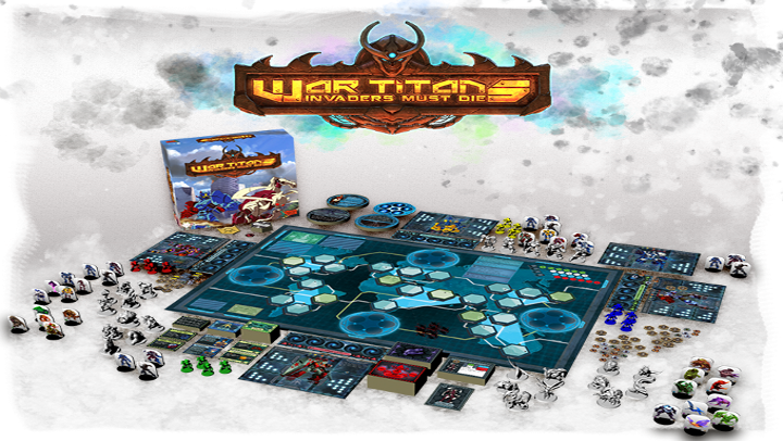 War Titans - Titan Wars Board Game (720x406), Png Download