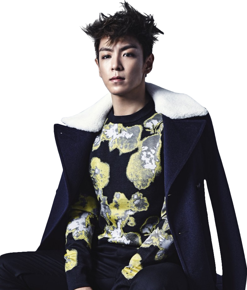 Bigbang Top Seunghyun Kpop Png Sticker 90rainy - Big Bang Top Dazed (785x924), Png Download