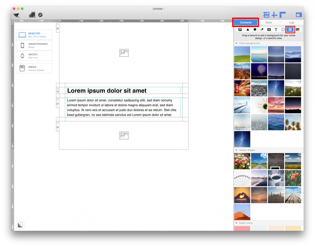 Applying A Background To A Text Area - Email (1024x802), Png Download