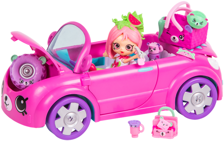 Shopkins Happy Places Season 3 Bearry Fun Convertible - Shopkins Happy Places Bearry Fun Convertible (750x468), Png Download