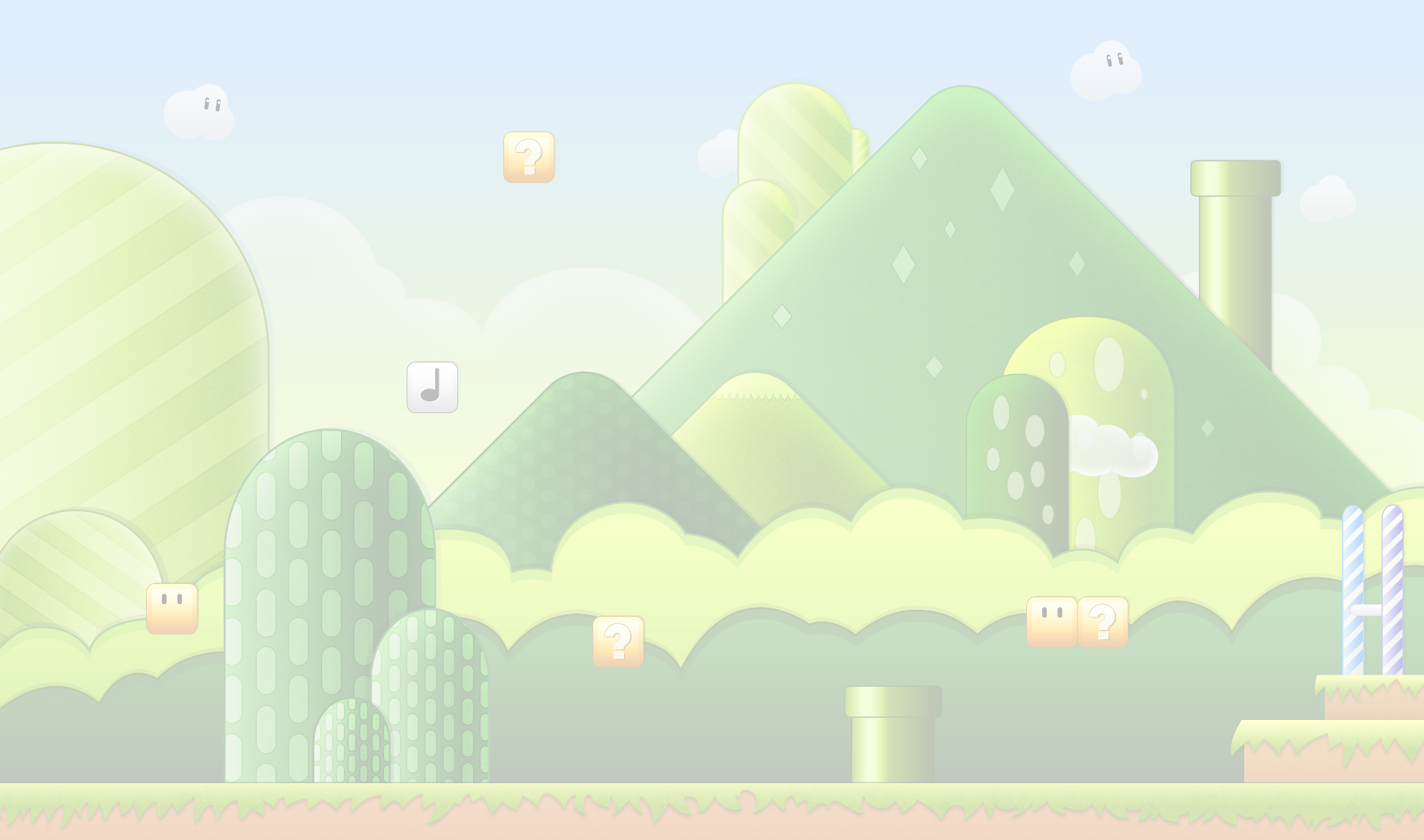 Mario Old School Background - Video Game Aquarium Terrarium Vinyl Background 20x12-inches (1980x1168), Png Download