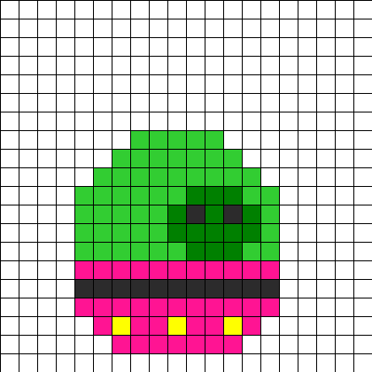 Spaceship Fusebead Perler Bead Pattern / Bead Sprite - Beats Logo Pixel Art (420x420), Png Download