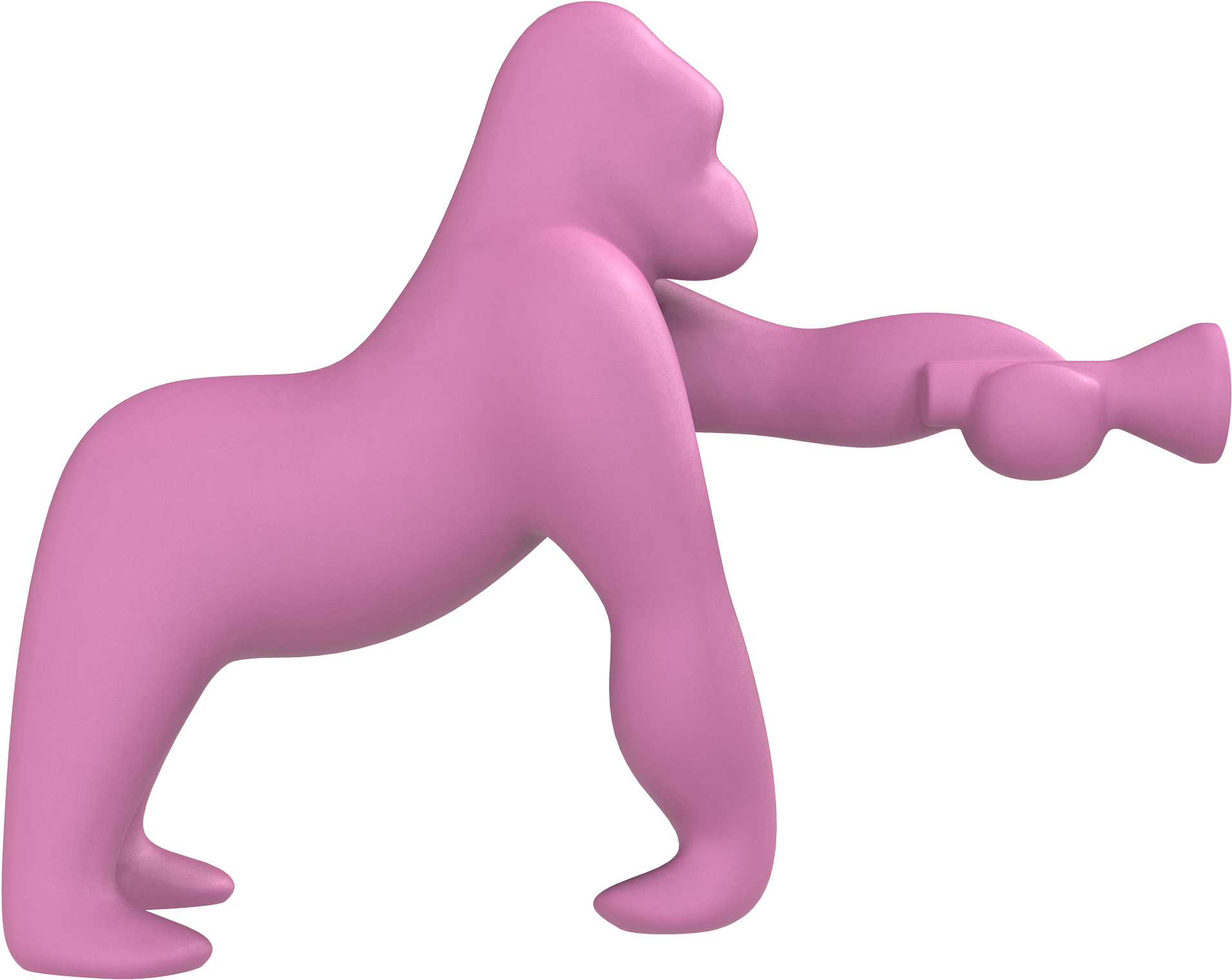 06 Qeeboo Kong By Stefano Giovannoni Pink - Kong Qeeboo (2048x2048), Png Download