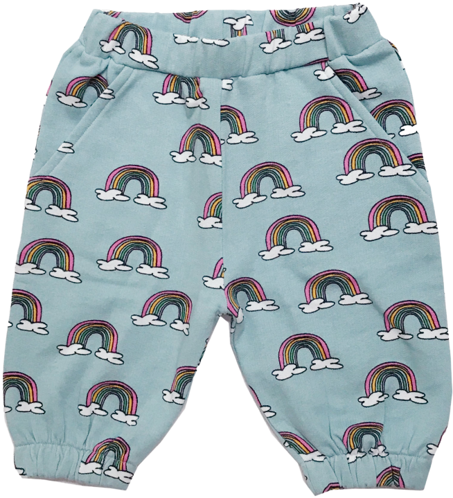 Hugo Loves Tiki Knee Sweatpants Rainbows - Shorts (960x720), Png Download