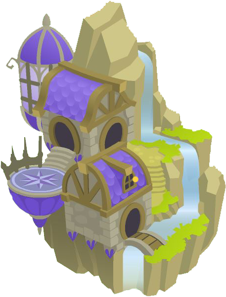 Fantasy Castle - Animal Jam 2010 Jamaa Journals (680x623), Png Download