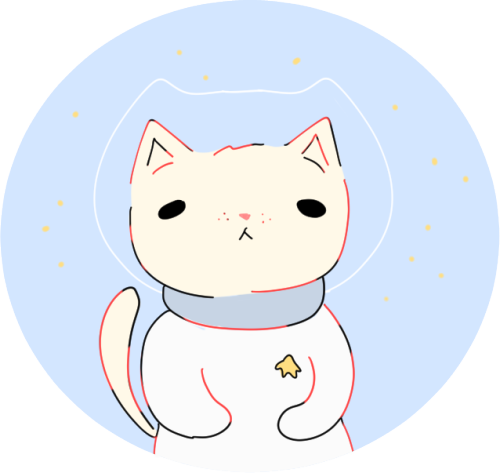 Cute Cat Doodles - Kushiro (500x473), Png Download