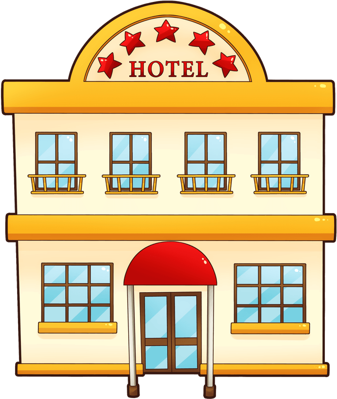 Hotel Cliparts - Hotel Clipart (800x970), Png Download
