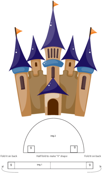 Get It Now - Wall Sticker Castle Collection (500x647), Png Download
