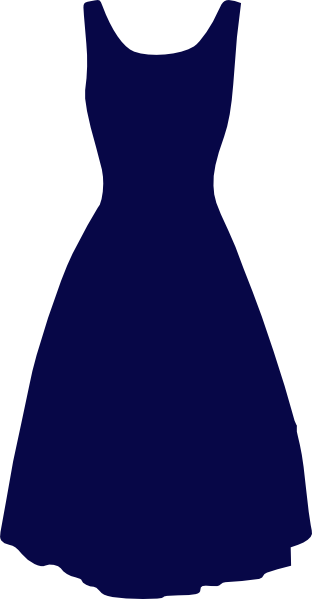 How To Set Use Blue Dress Svg Vector (312x599), Png Download
