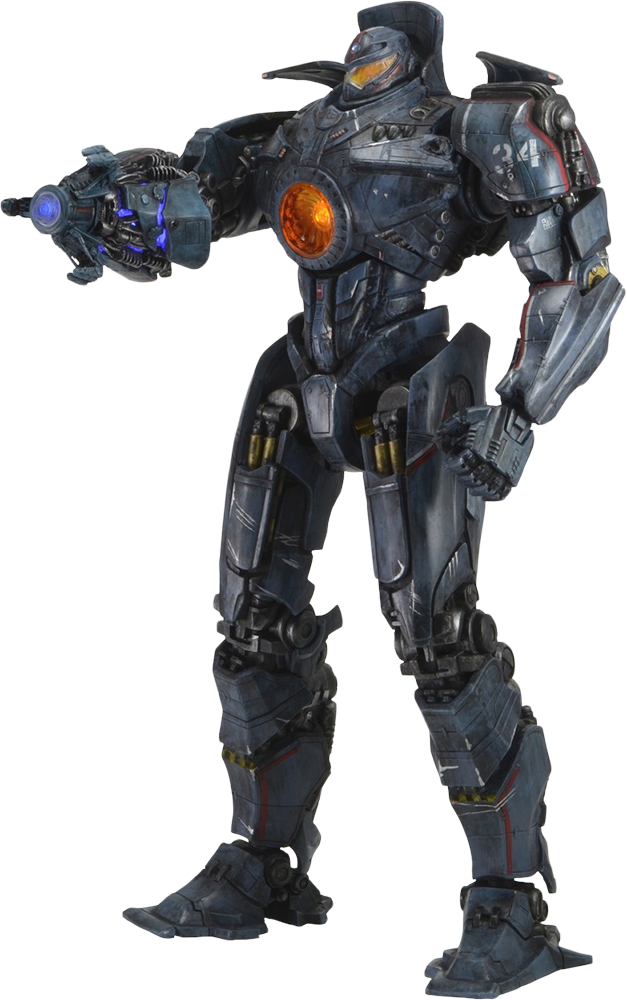 Gipsy Danger Battle Damaged 18" Action Figure - Pacific Rim - Gipsy Danger Battle Damaged 18" Action (627x1000), Png Download