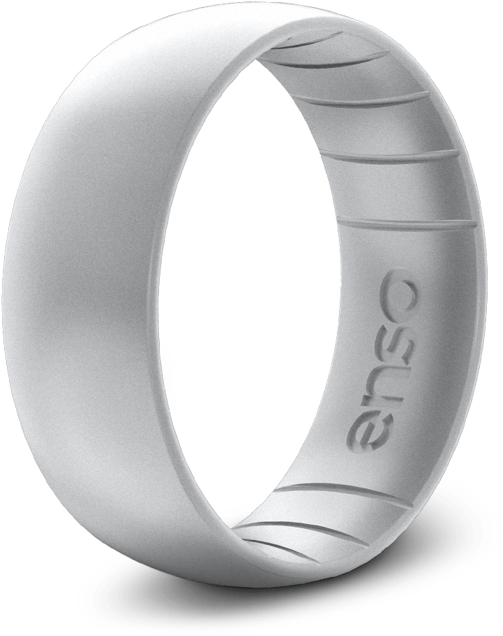 Elements Classic - Classic Elements Silicone Ring - Silver - Size 8 | (1000x1000), Png Download