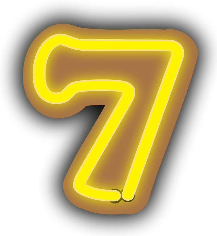 How To Set Use Number Seven Clipart - Clipart Number 7 Gif (828x900), Png Download