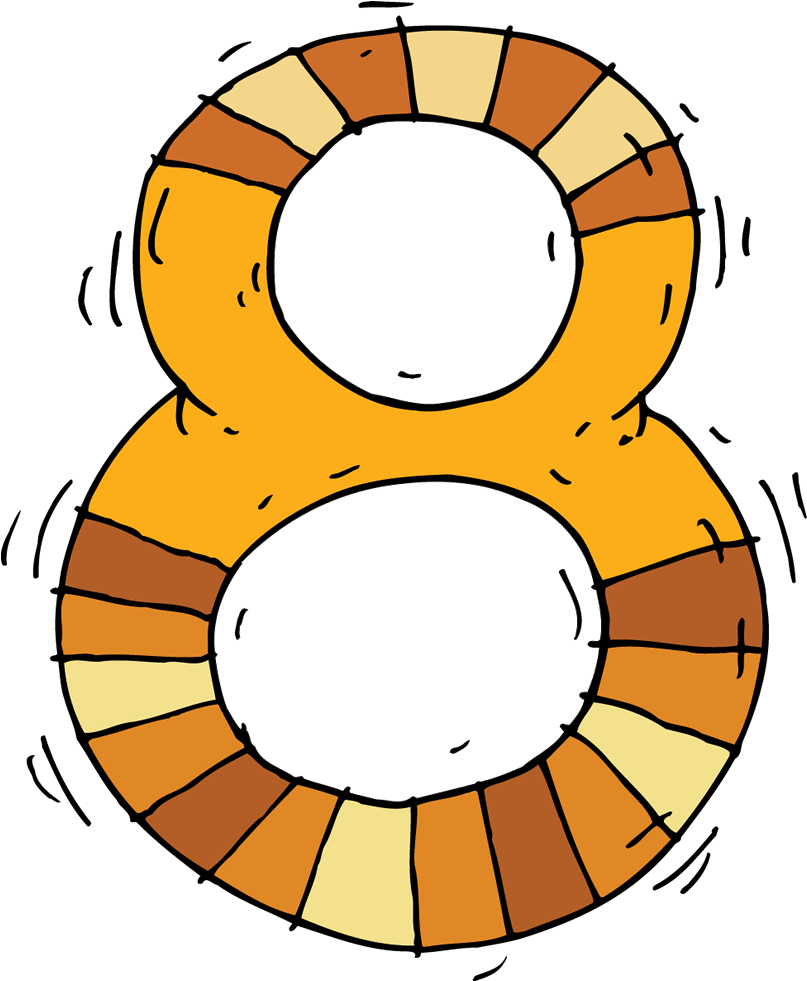 08-eight - Circle (1000x1000), Png Download