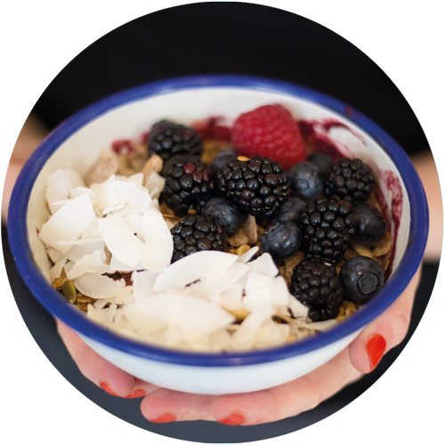 Bodyism Acai Bowl Circle - Frutti Di Bosco (500x500), Png Download