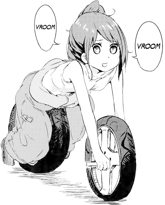 687x762, Vrooom Loli ) - Vroom Vroom Anime (687x762), Png Download