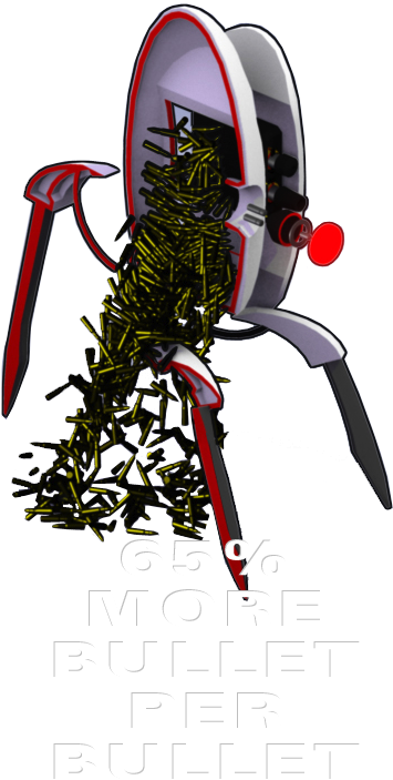 Fire Rate Of Ppsh-41 900 To Over 1000 Rounds/min Fps - Portal 2 Turret (372x729), Png Download