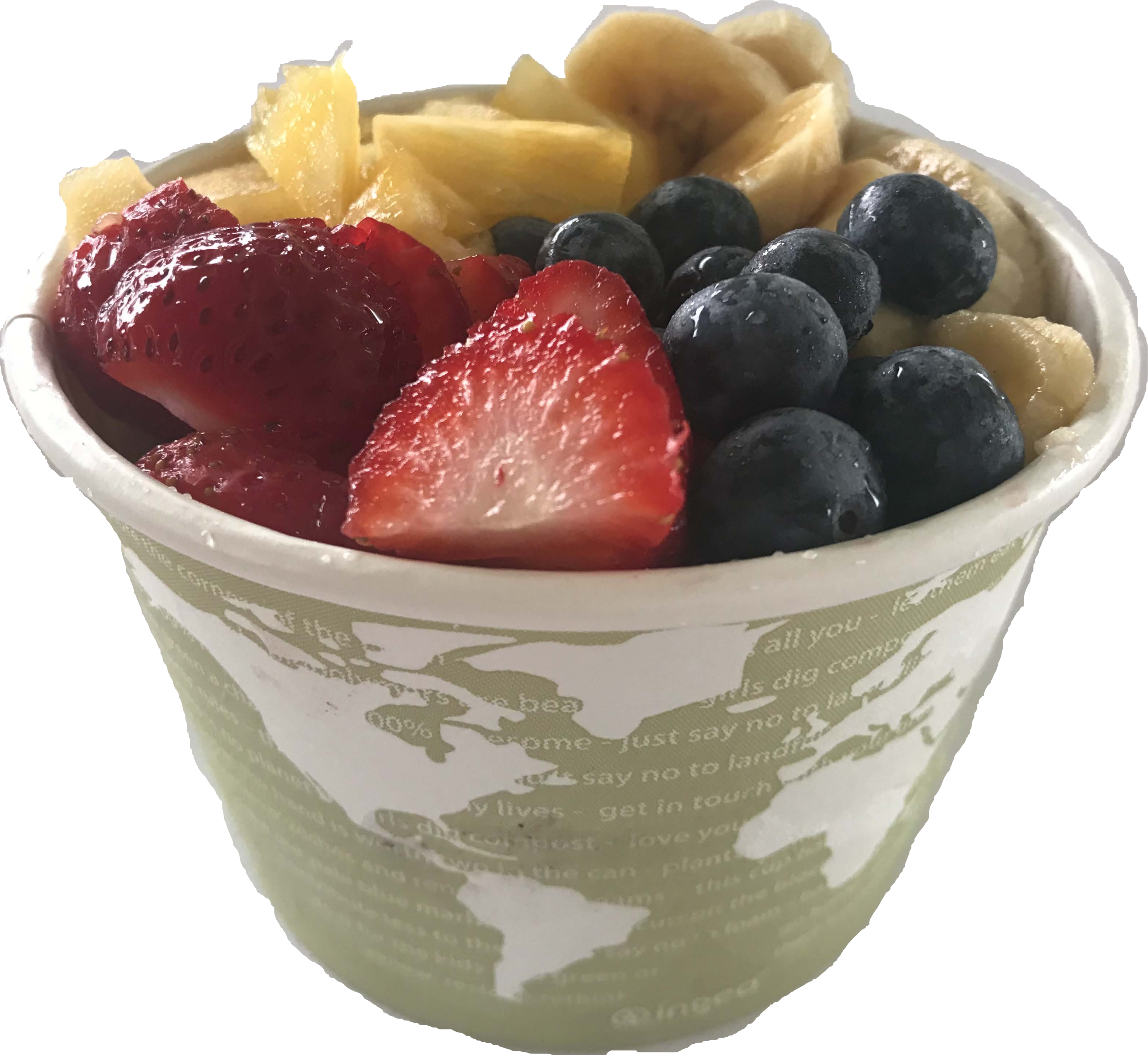 Acai Bowls - Twin Falls Maui Waterfall (3150x2894), Png Download