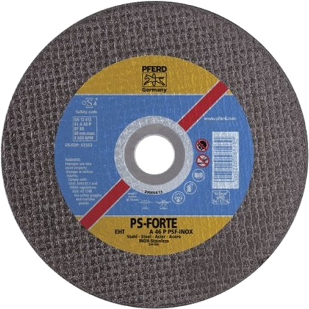 Ace Auto Scrapyard - Pferd 63554 9 X 045 Cut-off Wheel 7 8 Ah 1 9mm Type (640x480), Png Download