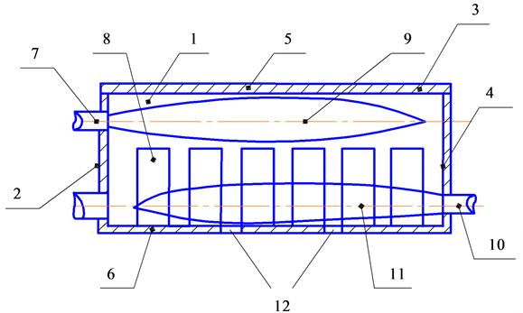 Schematic Design Of Recuperative Heating Pit With Two - Expansion Chamber Torch Design (903x346), Png Download