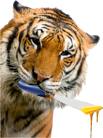 Tigre - Тигр Пнг (336x450), Png Download