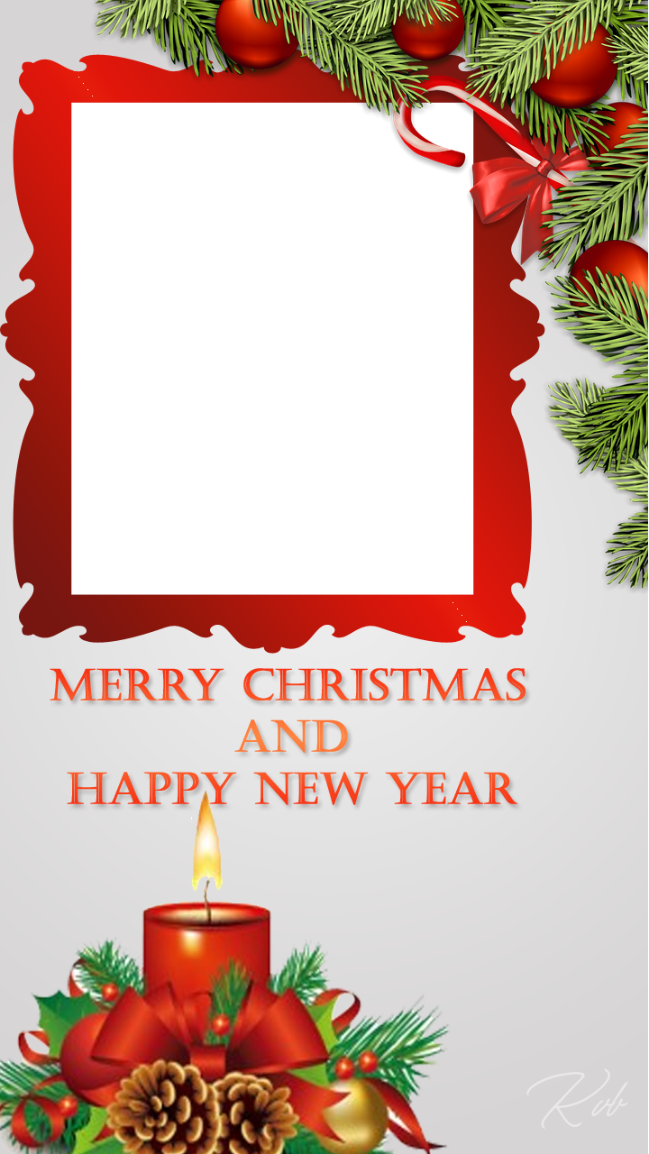Free Download - Happy Christmas Photo Frames (720x1280), Png Download