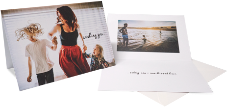 How To Make A Photo Card - Greeting Card (500x266), Png Download