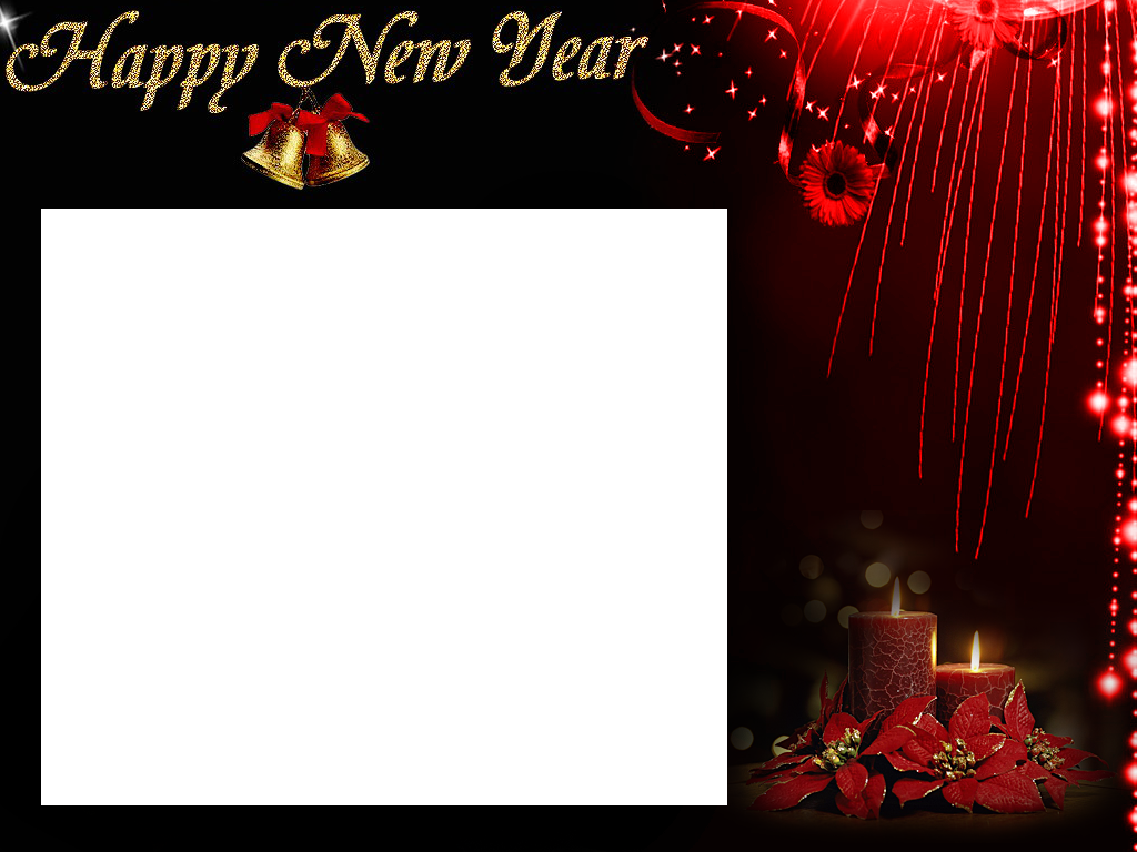 Angkorsite Photo Frame 1 - Happy New Year Frame Png (1024x768), Png Download