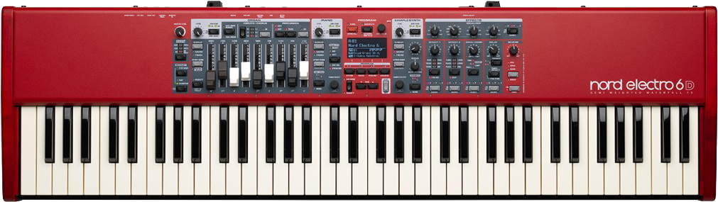 Clavia Nord Electro 6 - Clavia Nord Lead A1 (1200x356), Png Download