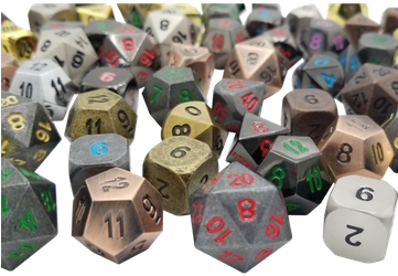 Shop Metal Sets - Dice (360x360), Png Download