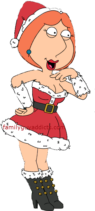 Sexy Santa Lois - Family Guy Lois Santa (336x758), Png Download