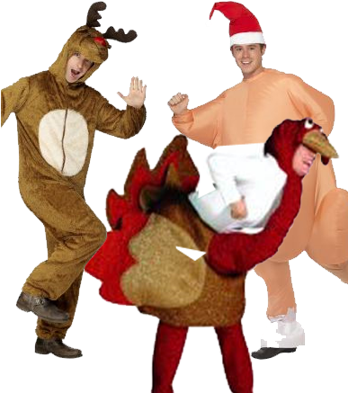 Santas Elf's - Christmas Fancy Dress (386x486), Png Download