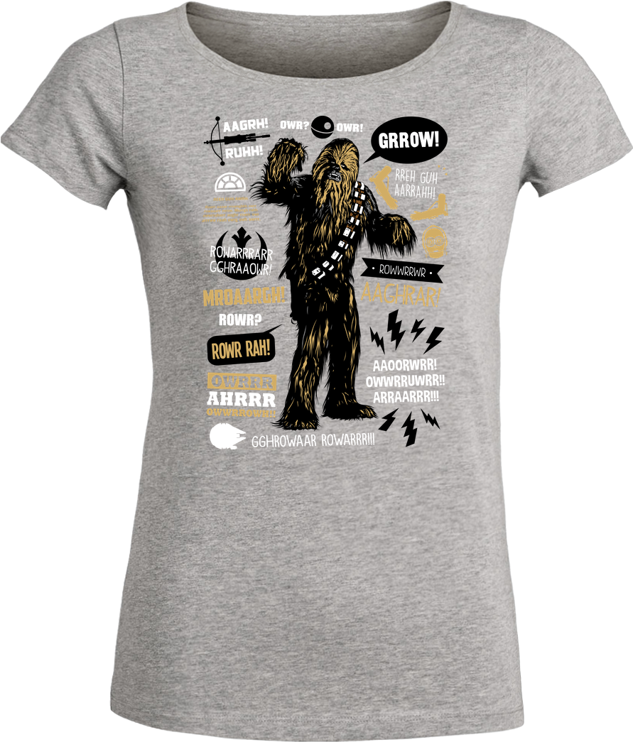 Olipopart Wookie Famous Quotes T-shirt Stella Loves - Shirt (1044x1044), Png Download