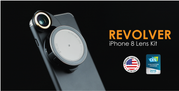 Ztylus Revolver 4-in-1 Camera Lens + Case For Iphone (350x350), Png Download