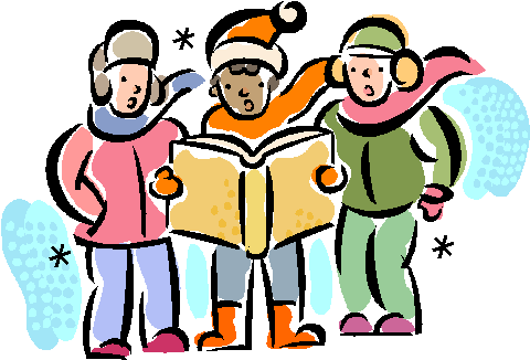 Christian Christmas Carols - Carol Singing (482x332), Png Download