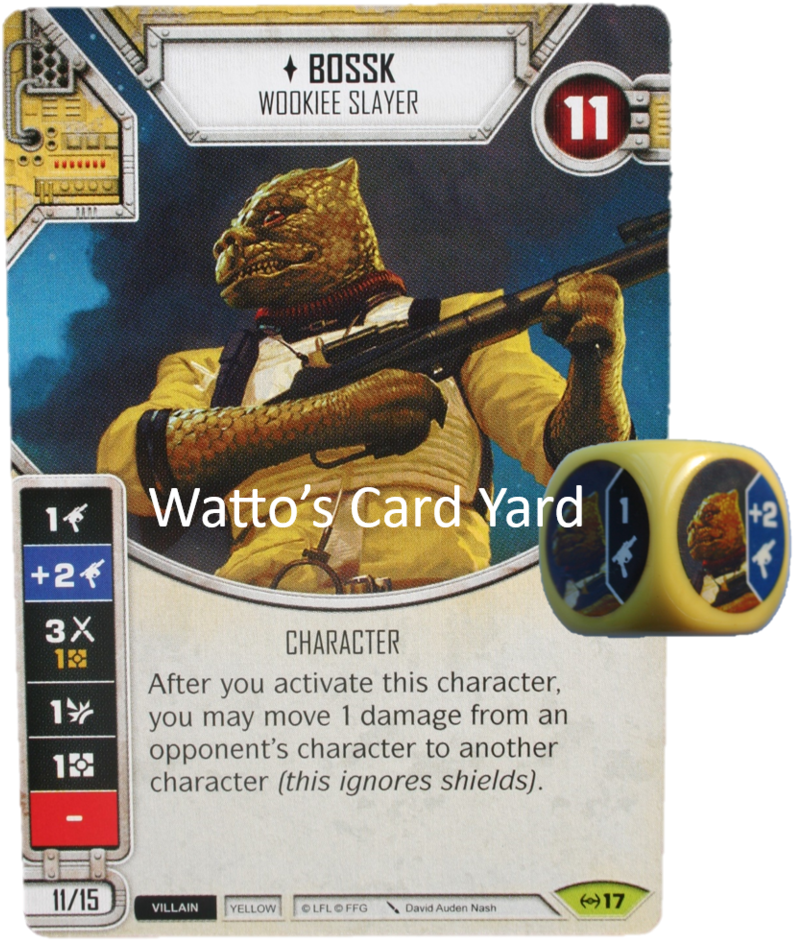 Bossk, Wookie Slayer - Star Wars Destiny: Bala-tik: Gang Leader - Awakenings (817x1000), Png Download
