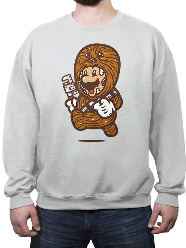Wookie Plumber - Crew Neck - Crew Neck - Ript Apparel - T-shirt (800x800), Png Download
