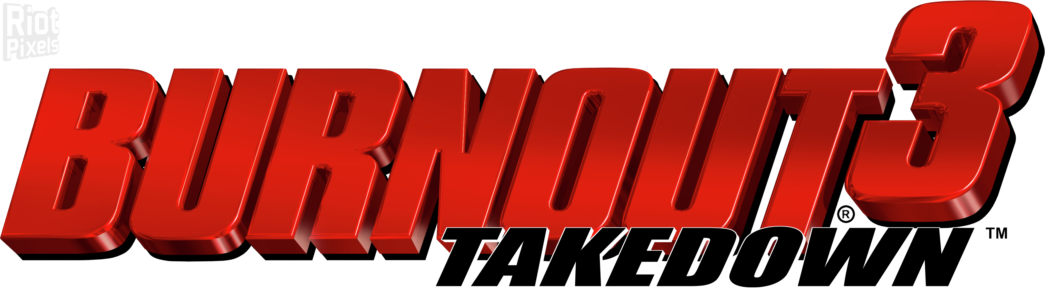 3569 × - Burnout 3: Takedown (3569x992), Png Download