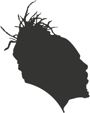 Black Music Festival Formerly Known As The Leeds Reggae - Silhouette (900x900), Png Download