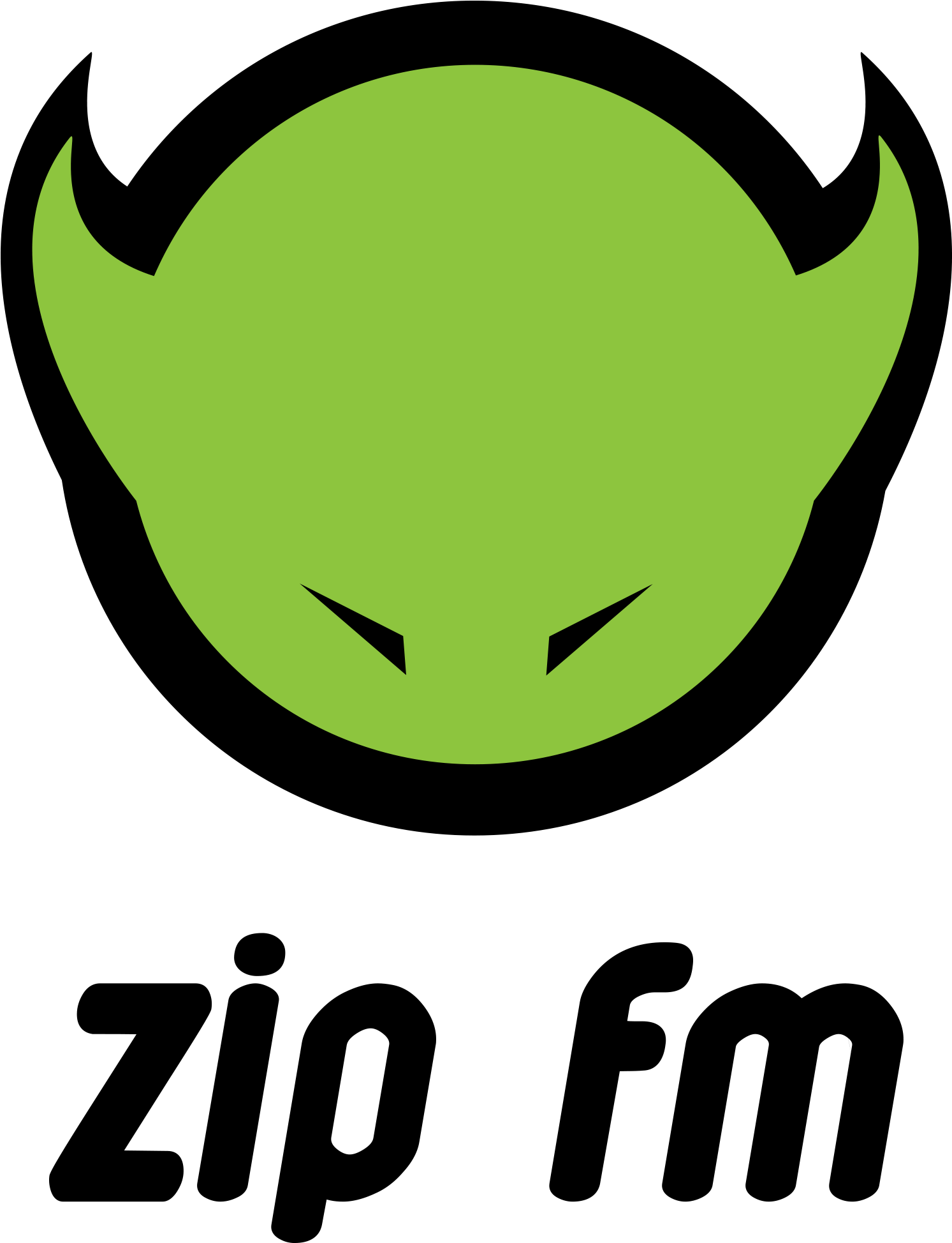 Zip Fm Logo G B Png - Zip Fm (2000x2204), Png Download
