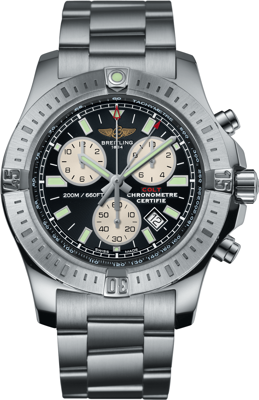 Colt Chronograph - Breitling Watch Colt Chronograph (1000x1500), Png Download